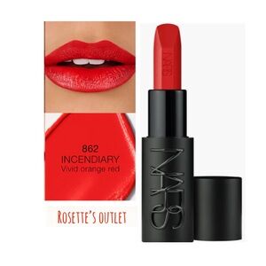 NARS Audacious Lipstick - Incendiary 862 Vivid Orange Red